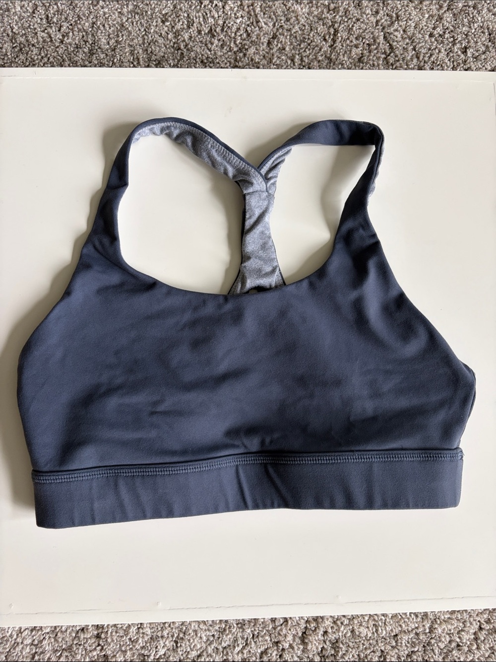 Women's Grey Born Primitive Racerback Sports Bra
